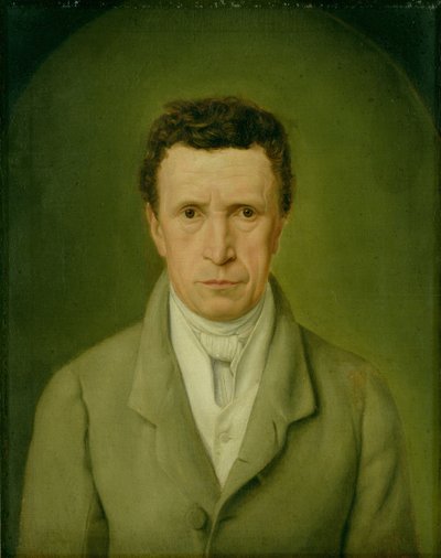 Porträt von Johann Friedrich Nikolaus Oldach (1773-1849) 1824 von Julius Oldach